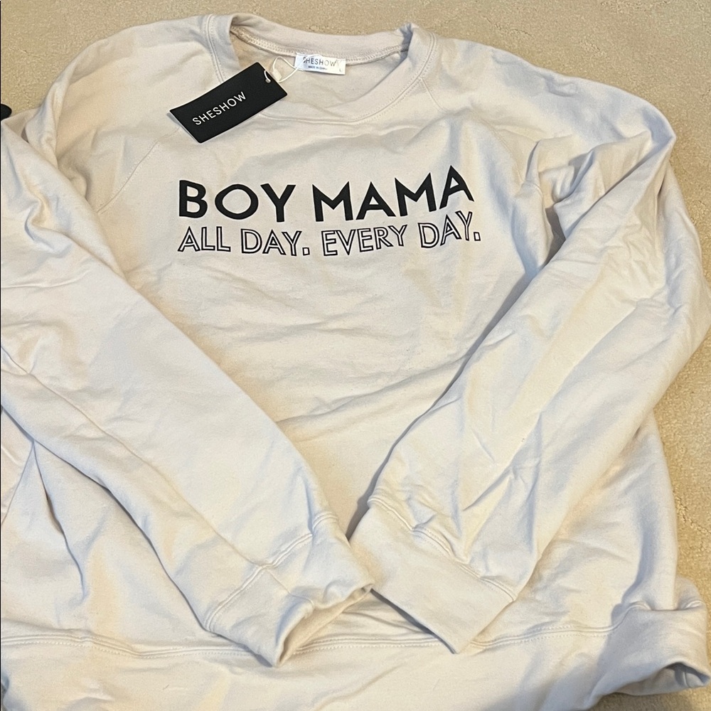 Boy Mama Graphic Sweatshirt
